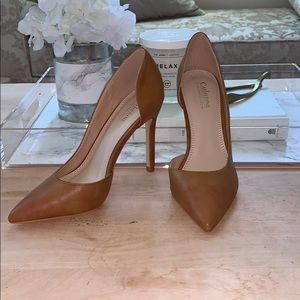 BRAND NEW Cognac Pointed Toe Pumps - High Heel